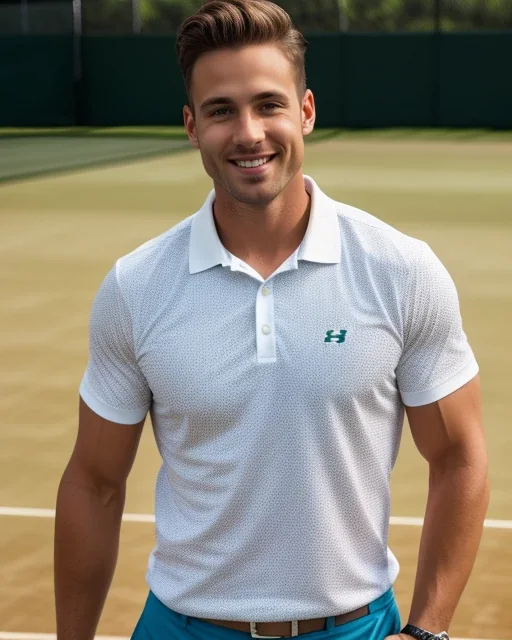 Realistic adult AI boyfriend character portrait